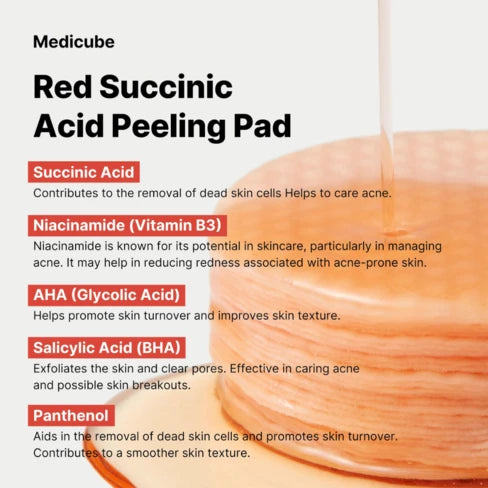 Medicube Red Succinc Acid Peeling Pad
