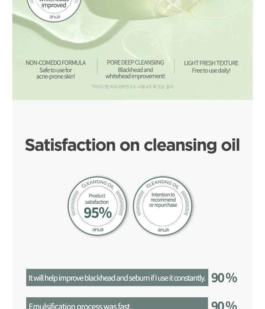 Anua Heartleaf Pore Control Cleansing Oil