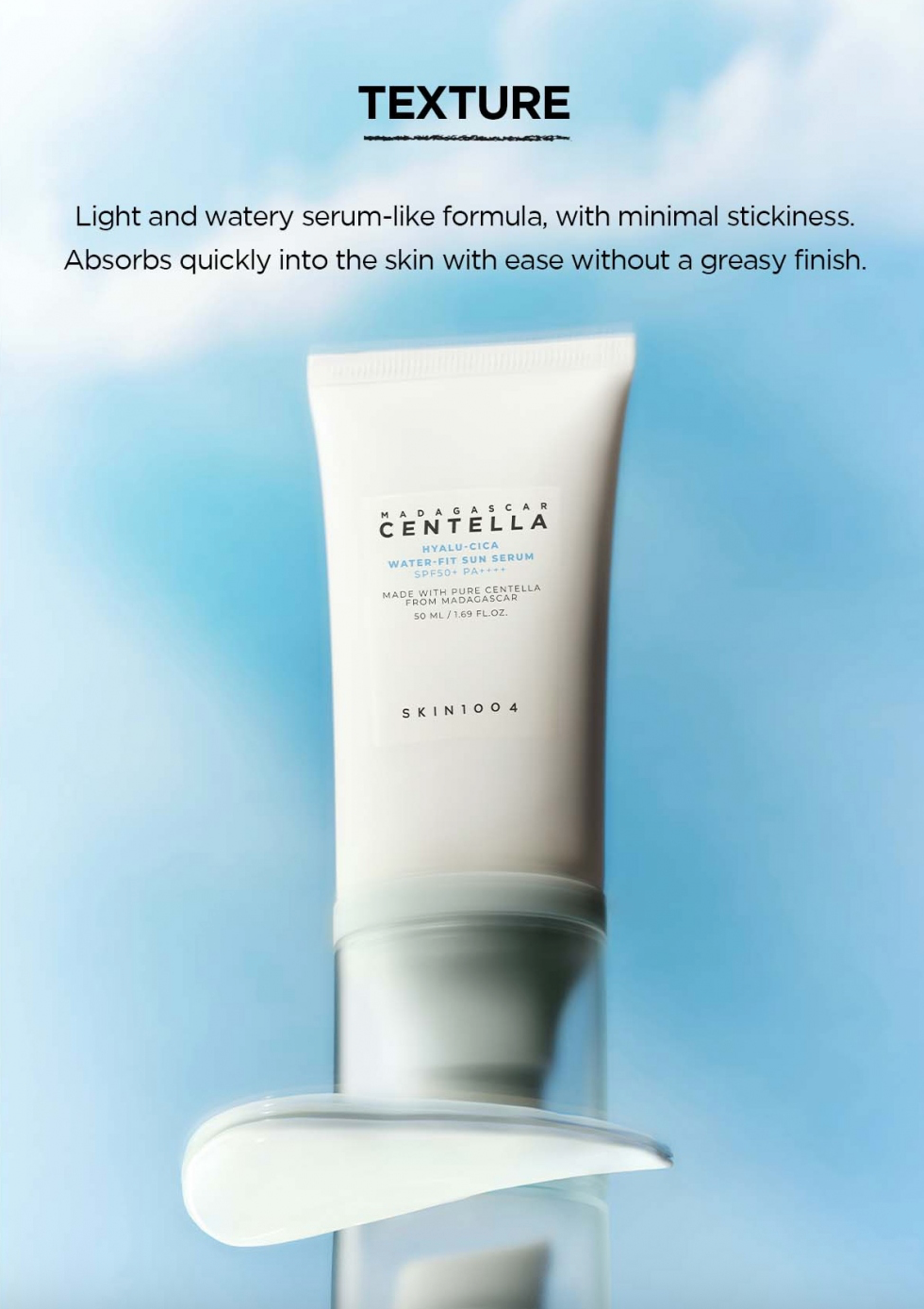 Skin1004 Madagascar Centella Hyalu-Cica Water-Fit Sun serum