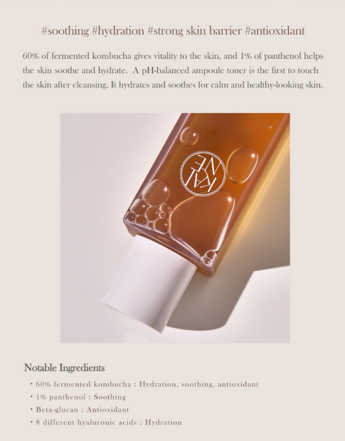 Kaine Kombu Balancing Ampoule Toner