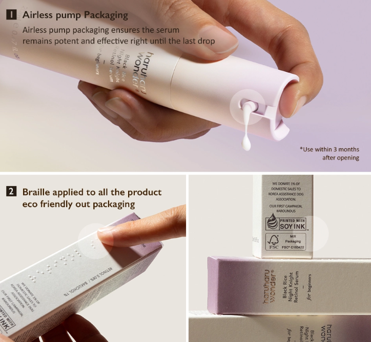 Haruharu Wonder Black Rice Night Knight Retinol Serum