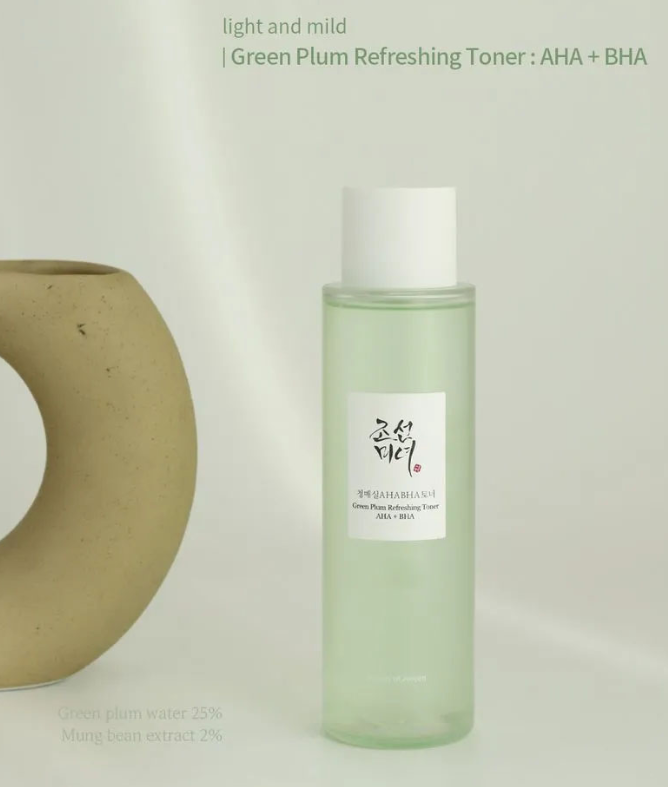 Beauty of Joseon Green plum refreshing toner : AHA + BHA