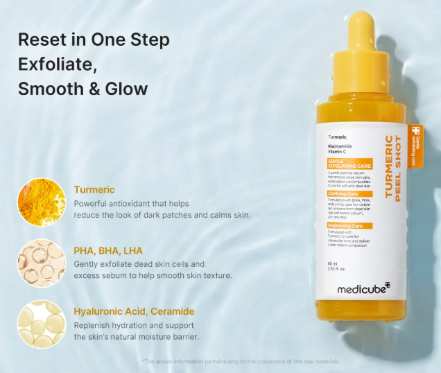 Medicube Kojic Acid Turmeric Peel Shot