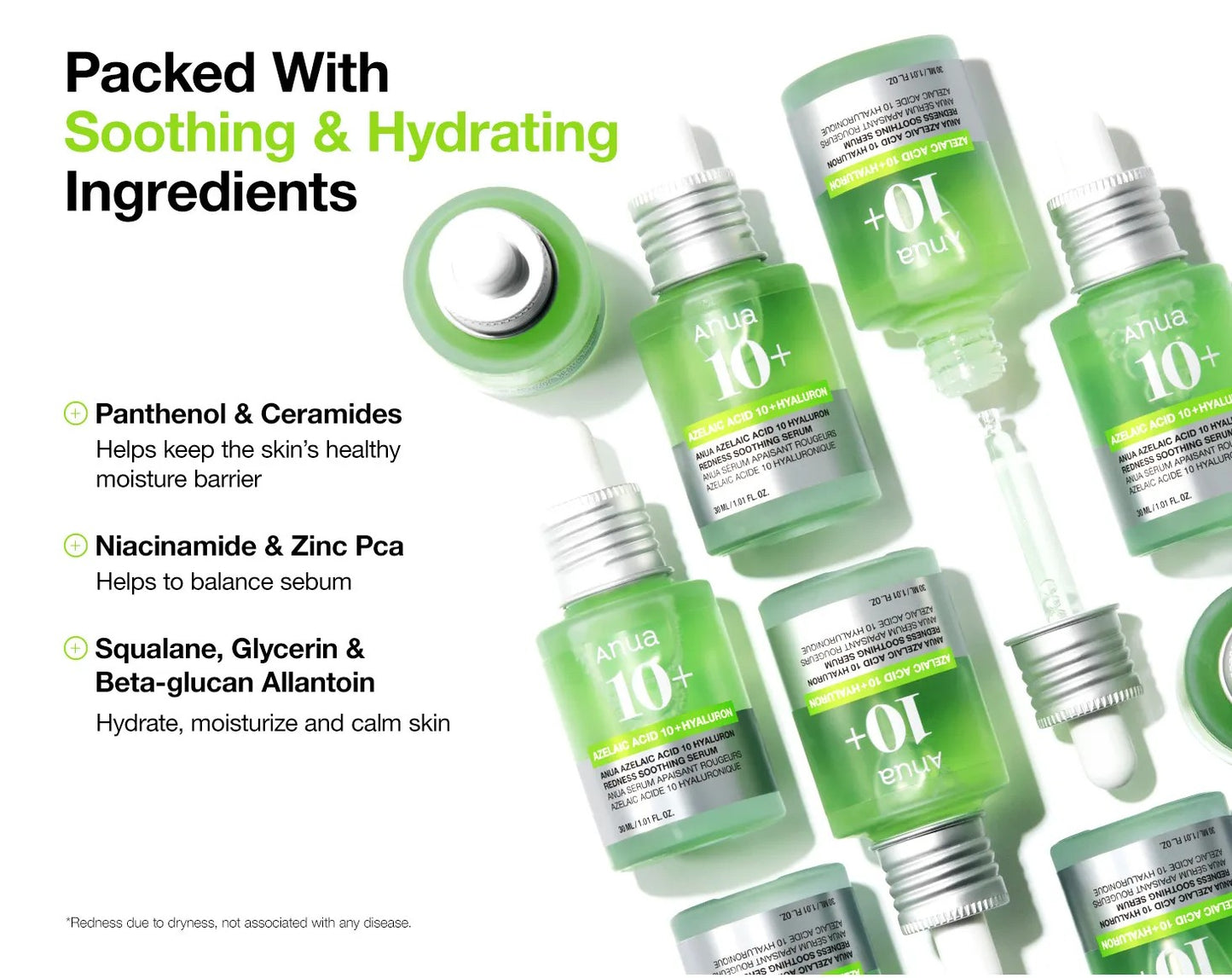 Anua Azelaic Acid 10 Hyaluron Redness Soothing Serum