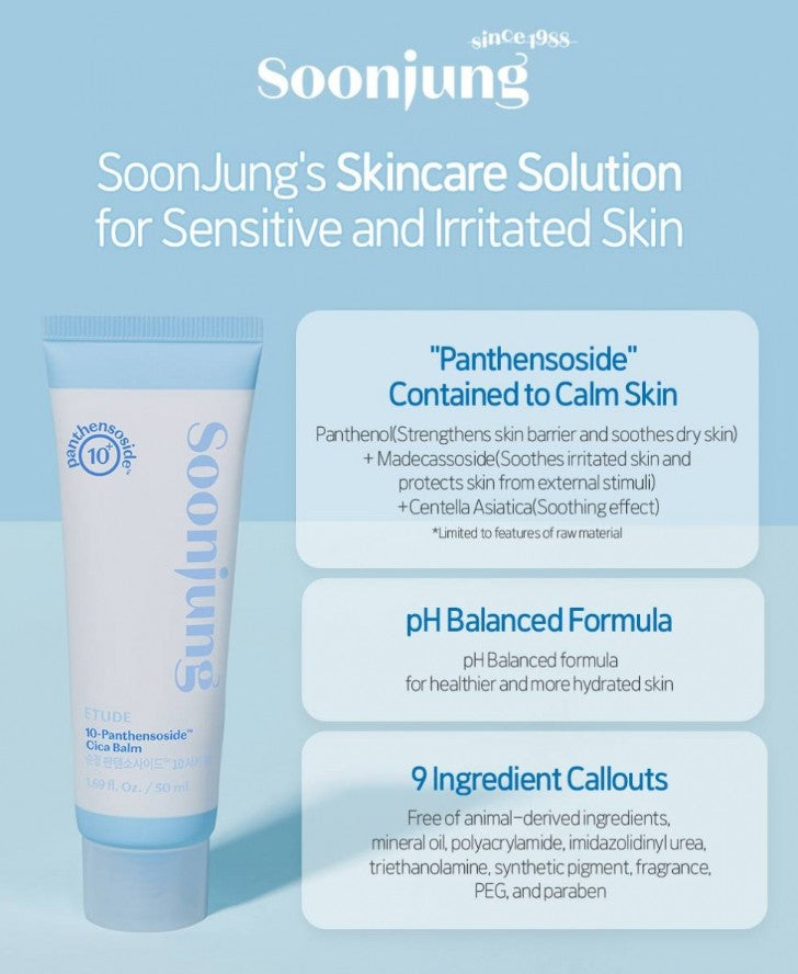 Etude Soonjung 10 Panthensoside Cica Balm 50ml