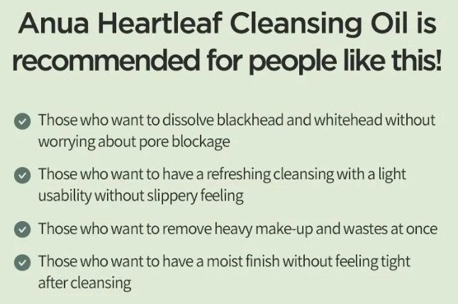 Anua Heartleaf Pore Control Cleansing Oil 20ml
