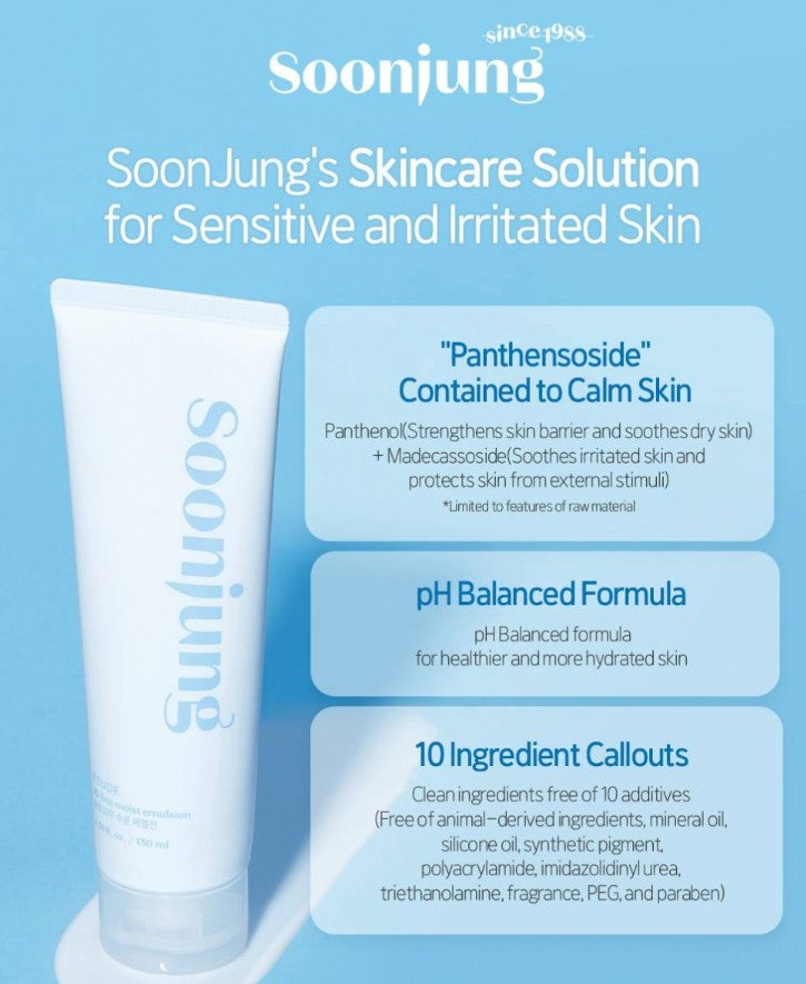 Etude House Soonjung 10-Free Moist Emulsion