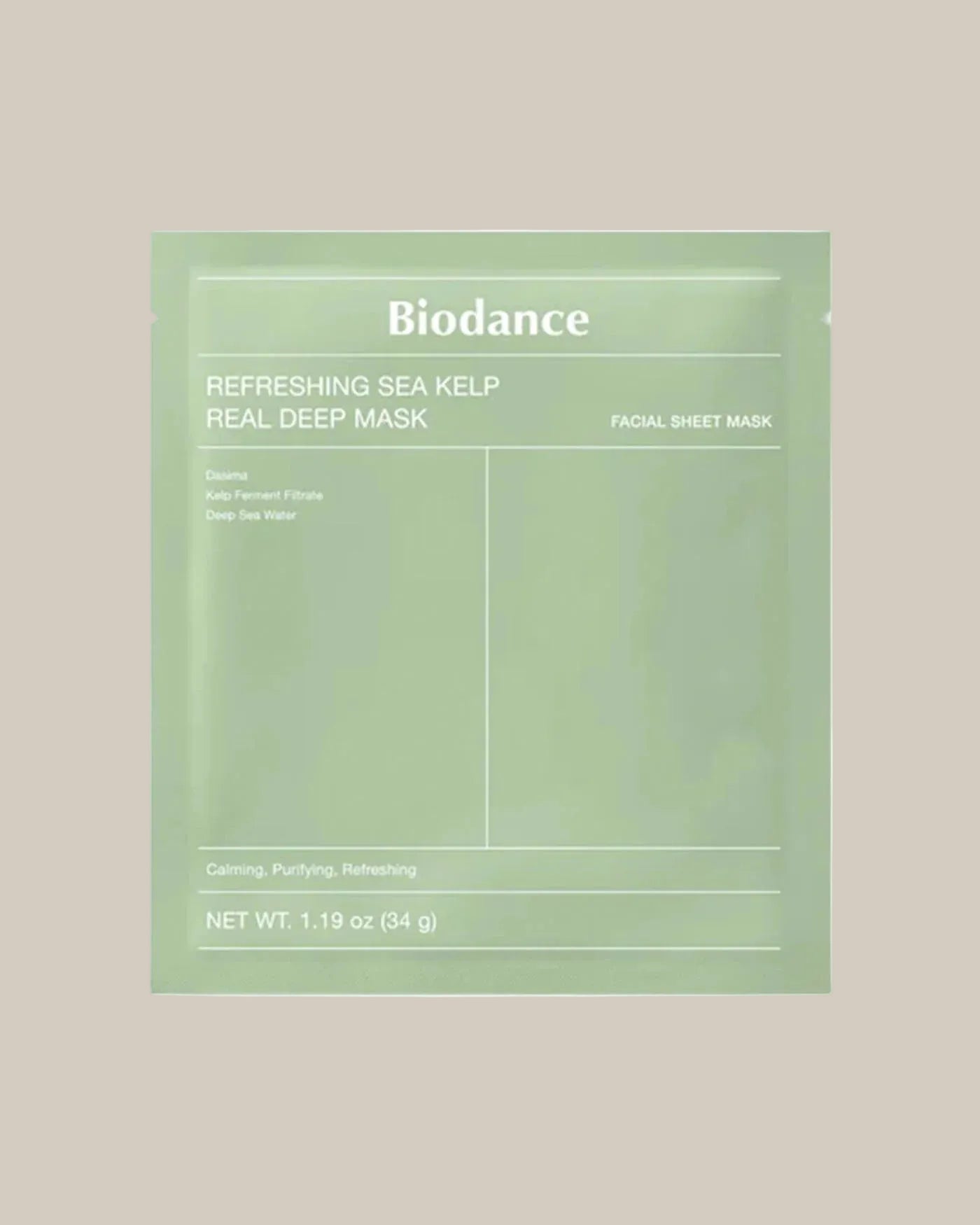 Biodance Refreshing Sea Kelp Real Deep Mask