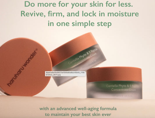 Haruharu Wonder Centella Phyto & 5 Peptide Concentrate Cream