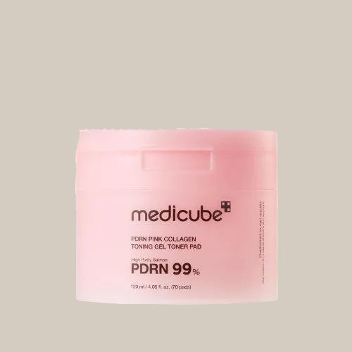 Medicube PDRN Pink Collagen Toning Gel Toner Pad