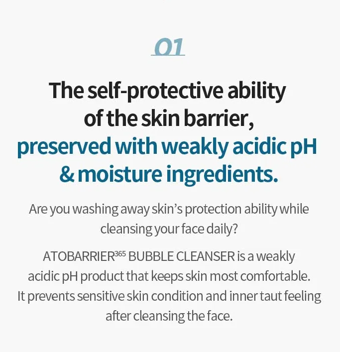 Aestura Atobarrier 365 Bubble Cleanser