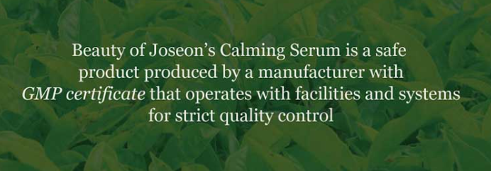 Beauty Of Joseon Calming serum : Green Tea + Panthenol