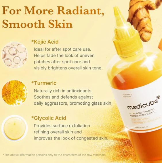 Medicube Kojic Acid Turmeric Resurfacing Toner